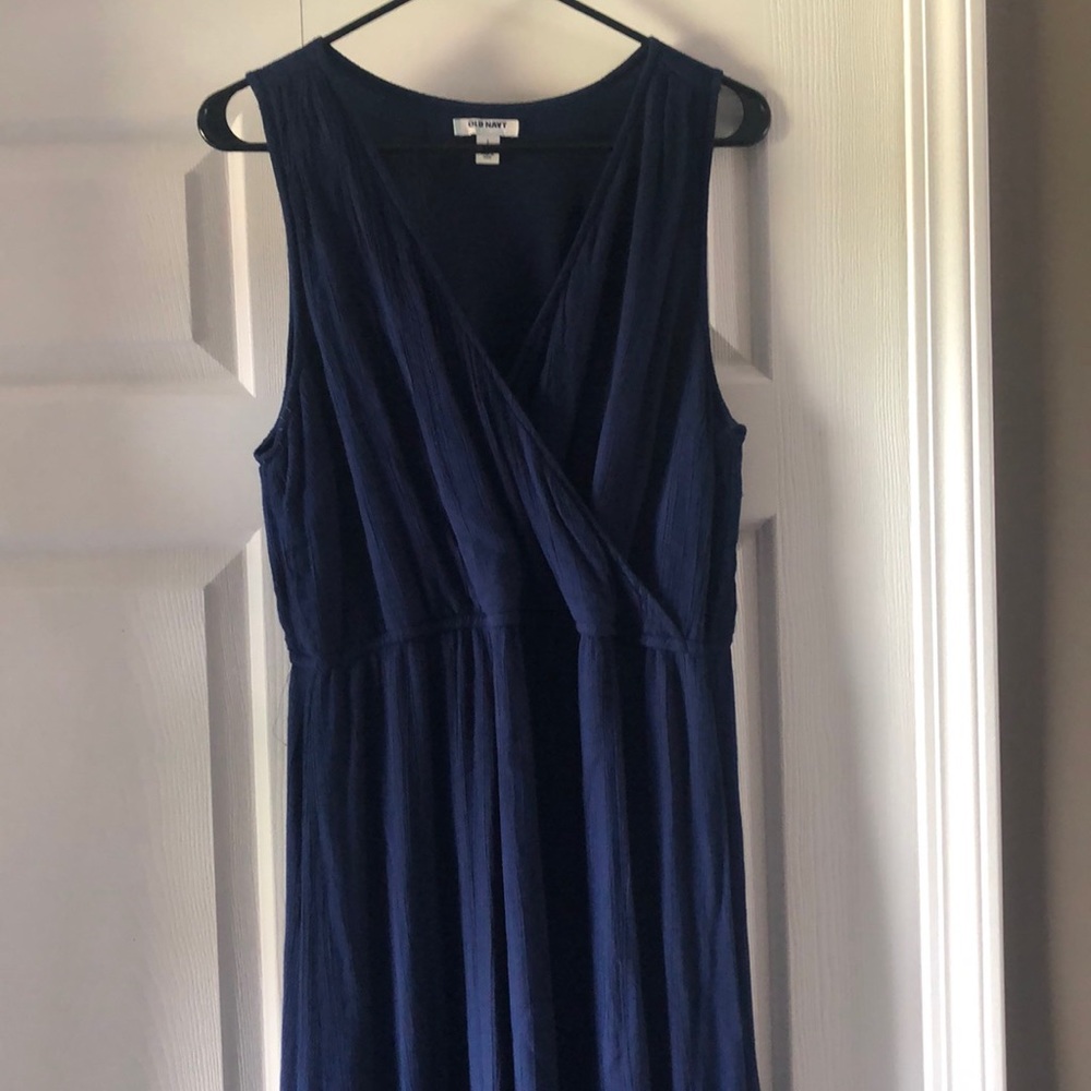 Old Navy navy blue maxi dress